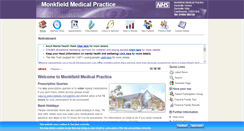 Desktop Screenshot of monkfieldpractice.co.uk